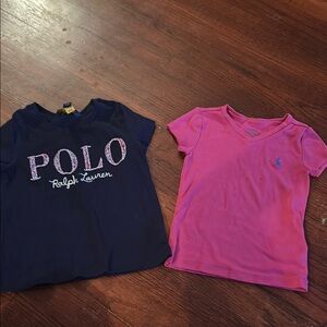 Ralph Lauren Blue and Pink Polo Shirts